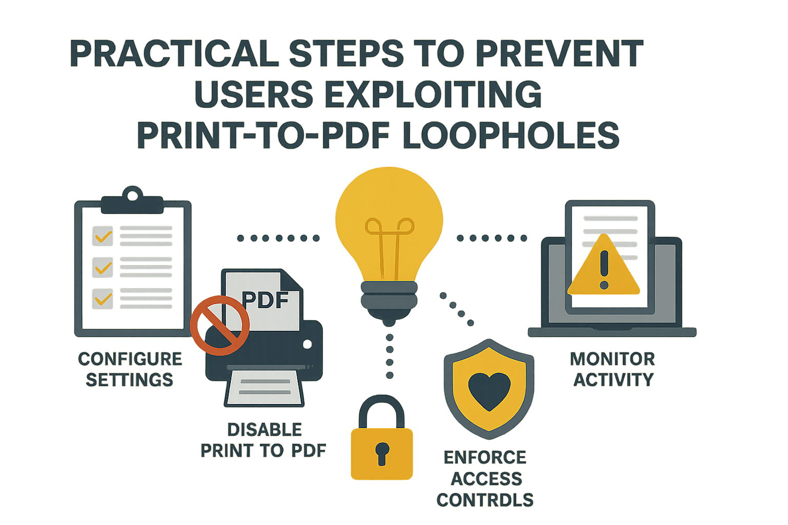 Practical Steps to Prevent Users Exploiting Print-to-PDF Loopholes