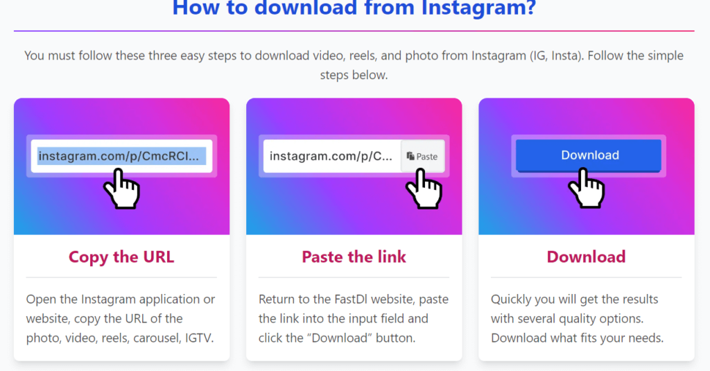 How to Download Instagram Videos with FastD