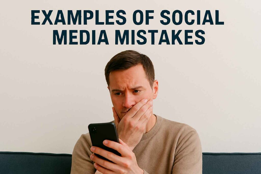 example of social media mistakes