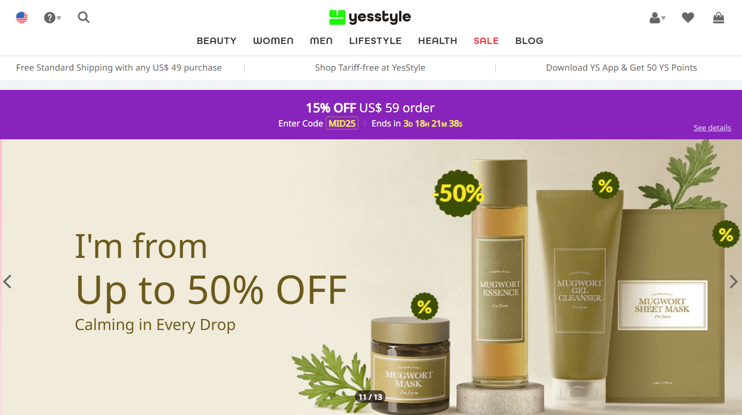 yesstyle coupon